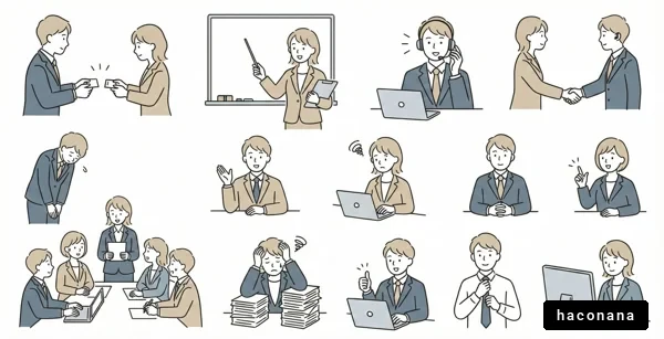 ビジネスでの様々なシーン