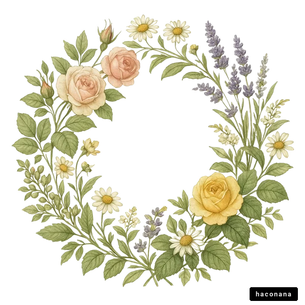 華やかな花のリース 華やかな花のリース