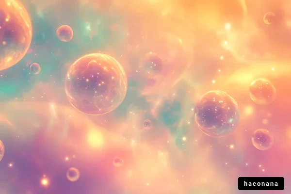 幻想的な宇宙空間のイメージ 幻想的な宇宙空間のイメージ