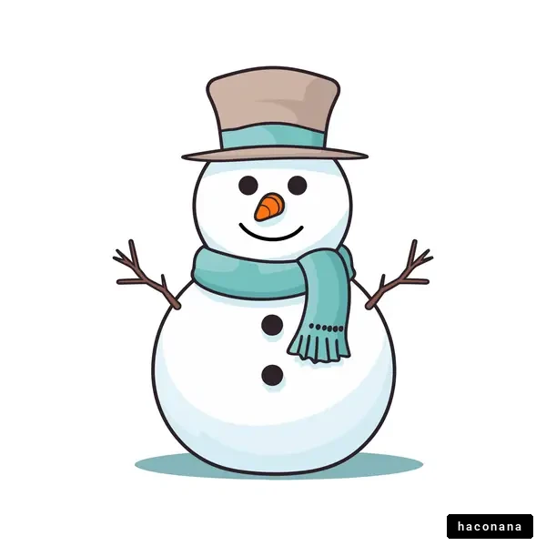 可愛い雪だるまのイラスト 可愛い雪だるまのイラスト