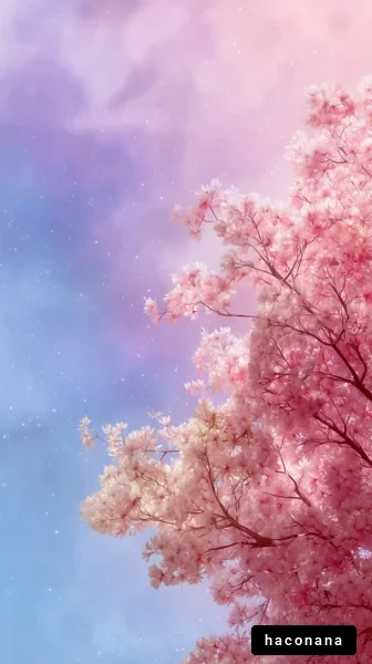 春の桜と青空