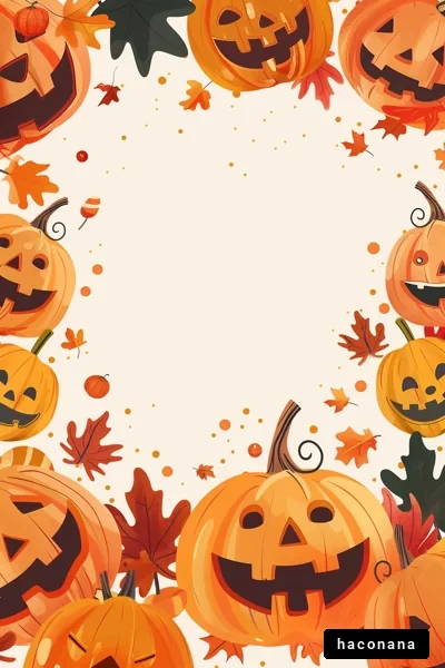 ハロウィンのかぼちゃの背景 ハロウィンのかぼちゃの背景