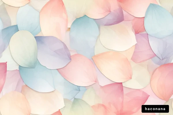 淡い色合いの花びら 淡い色合いの花びら