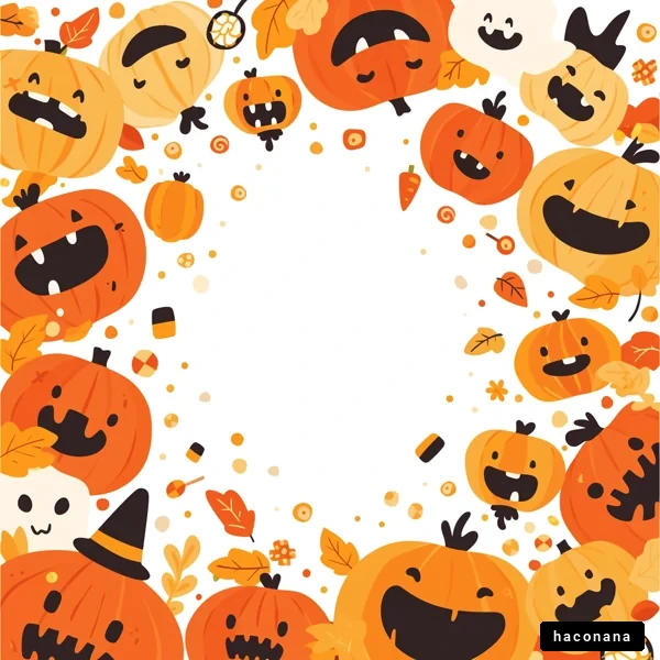 ハロウィンの楽しいカボチャたち ハロウィンの楽しいカボチャたち