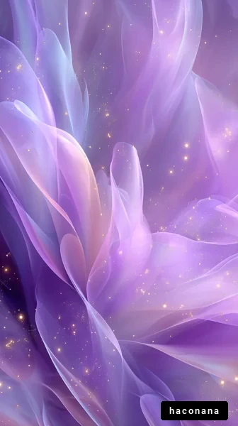 幻想的な紫の抽象画 幻想的な紫の抽象画