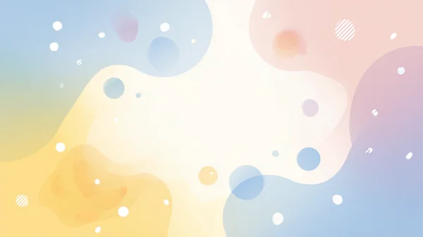 パステルカラー抽象背景イラスト