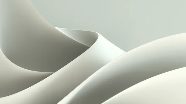白い曲線の抽象的背景