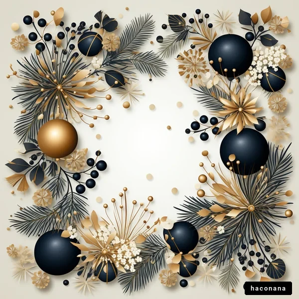 華やかなクリスマスの装飾