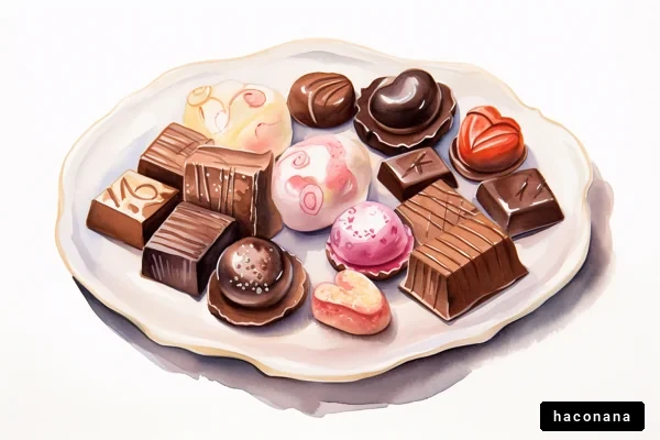 色とりどりのチョコレート