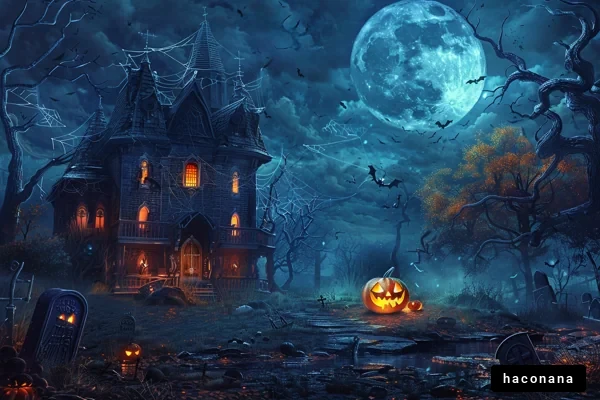 ハロウィンの不気味な家 ハロウィンの不気味な家