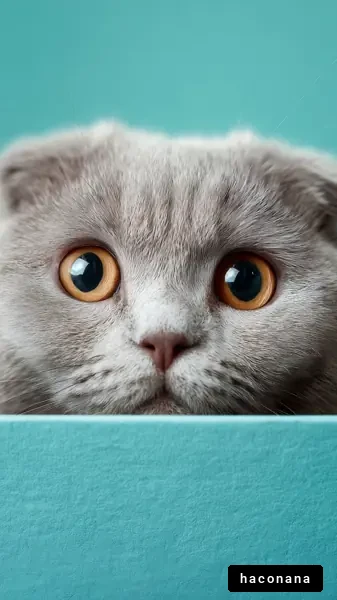かわいい猫のアップ