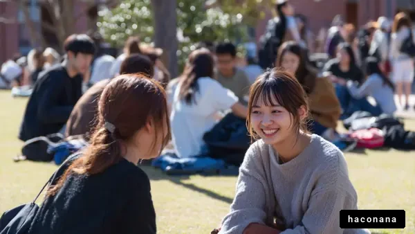 大学キャンパスでの会話