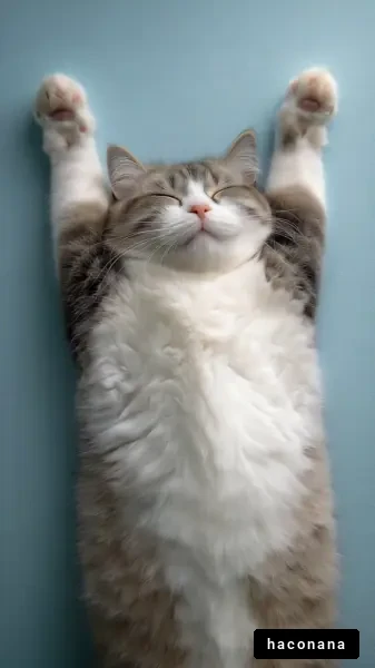 リラックスするかわいい猫