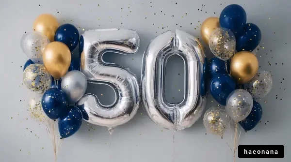 50歳の誕生日祝い