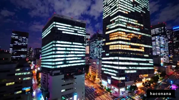 夜の都市風景