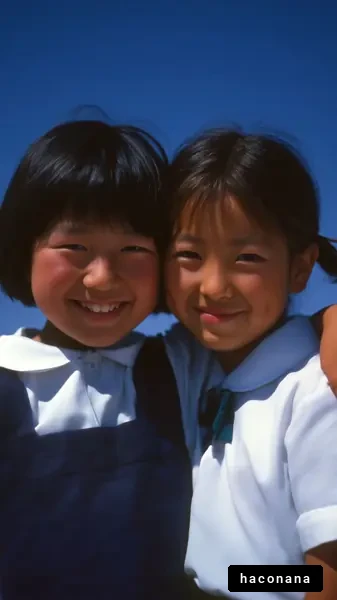 仲良しの子供たち