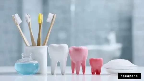 歯ブラシと歯のケア用品