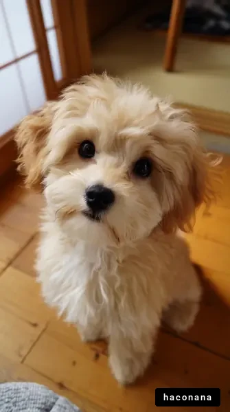 かわいい子犬のポートレート
