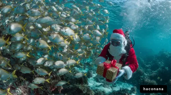 クリスマスの海中探検