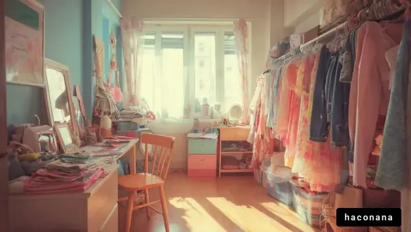 明るい部屋の風景