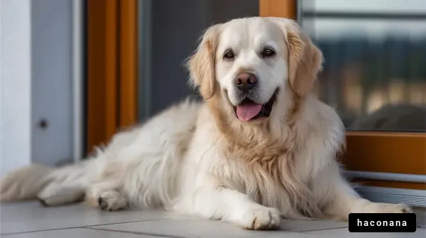 リラックスする犬の風景